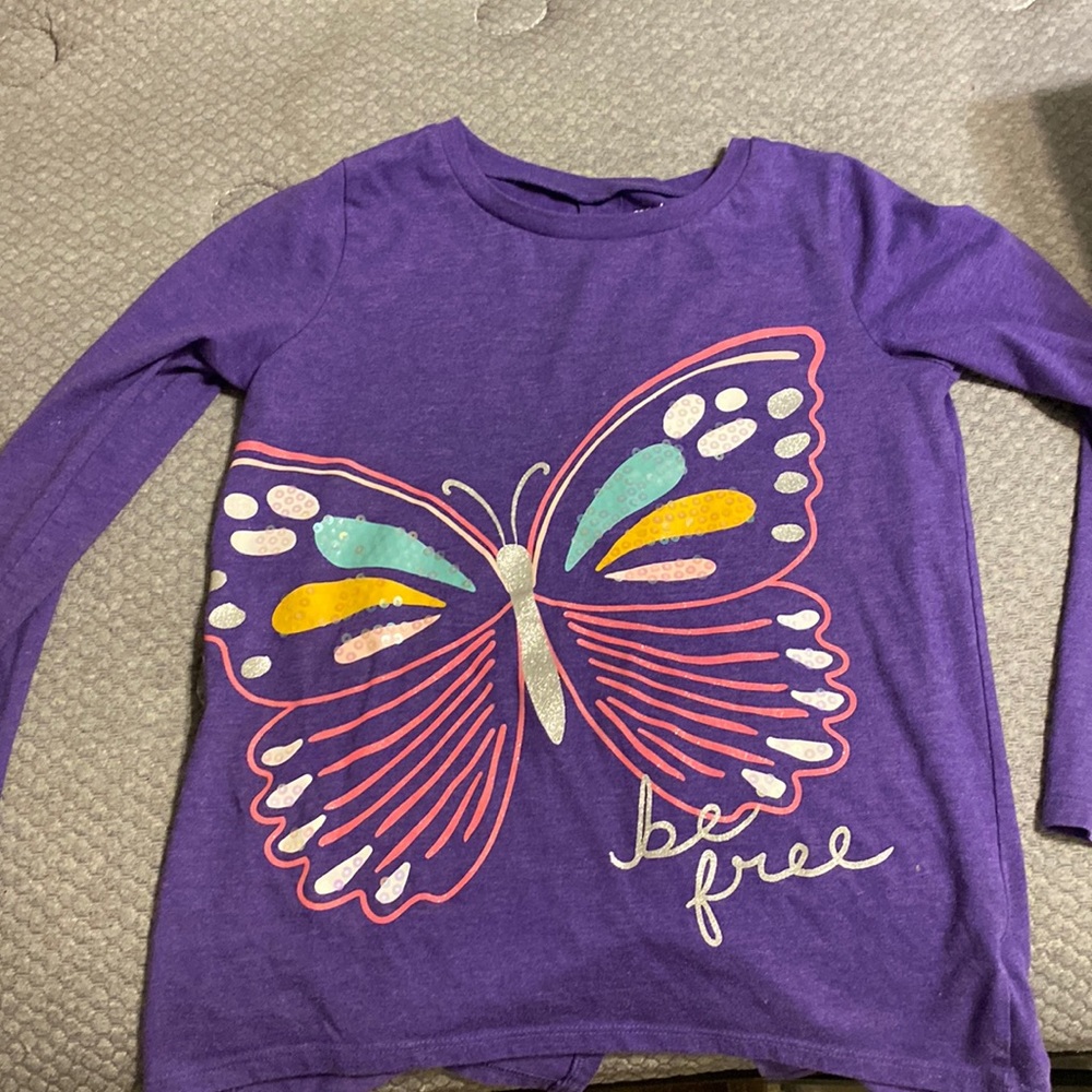 Kids girls long sleeve shirt size (10/12)